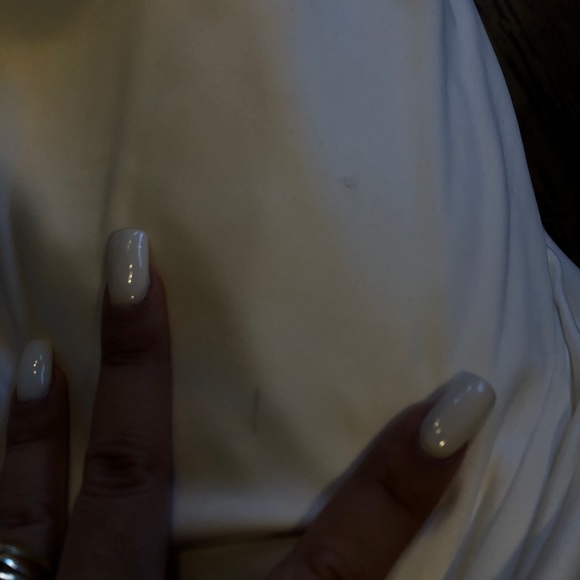 Lace sleeve white dress - Picture 7 of 10